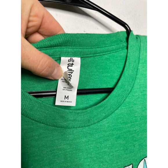 Taking Back Sunday 2022 Tour Shirt Green T Shirt Long Sleeve Size Medium - Picture 2 of 3